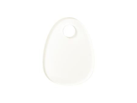 Sublimation Blanks Acrylic Name Tag (6.5*5*0.4cm,Egg Shape)