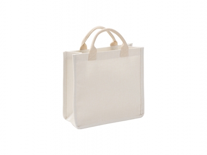 Sublimation Blanks Linen Shopping Bag (27*25*12cm)