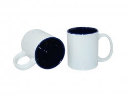 Sublimation 11oz Two-Tone Color Mugs - Blue