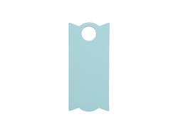 Engraving Blanks Rectangle Silicone Name Tag for 30oz Stanley Tumbler (3.3*7.3*0.3cm,Light Blue)