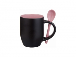 Sublimation 11oz Changing Color Spoon Mug (Matt Pink)