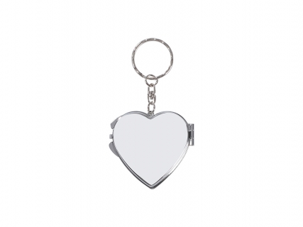 Sublimation Keychain Mirror(Heart)