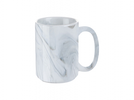 Sublimation Blanks 15oz Sublimation Marble Texture Mug (Gray)