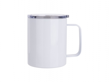 Sublimation 12oz/360ml Stainless Steel Coffee Cup (White)