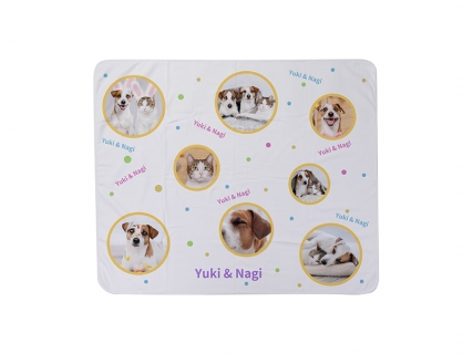 Sublimation Blanks Fleece Pet Blanket (127*152cm/50&quot;x59.8&quot;)