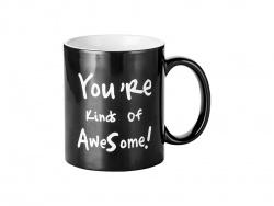 Sublimation 11oz Engraving Color Changing Mug (Awesome Motto)