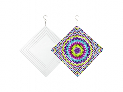 Double-Sided Sublimation Blanks Aluminium Wind Spinner (Diamond, 10 inch)