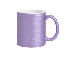 Sublimation Blanks 11oz Crackle Finish Ceramic Mug(Purple)