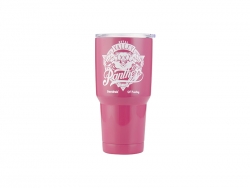 30oz/900ml UV Stainless Steel Tumbler (Rose)